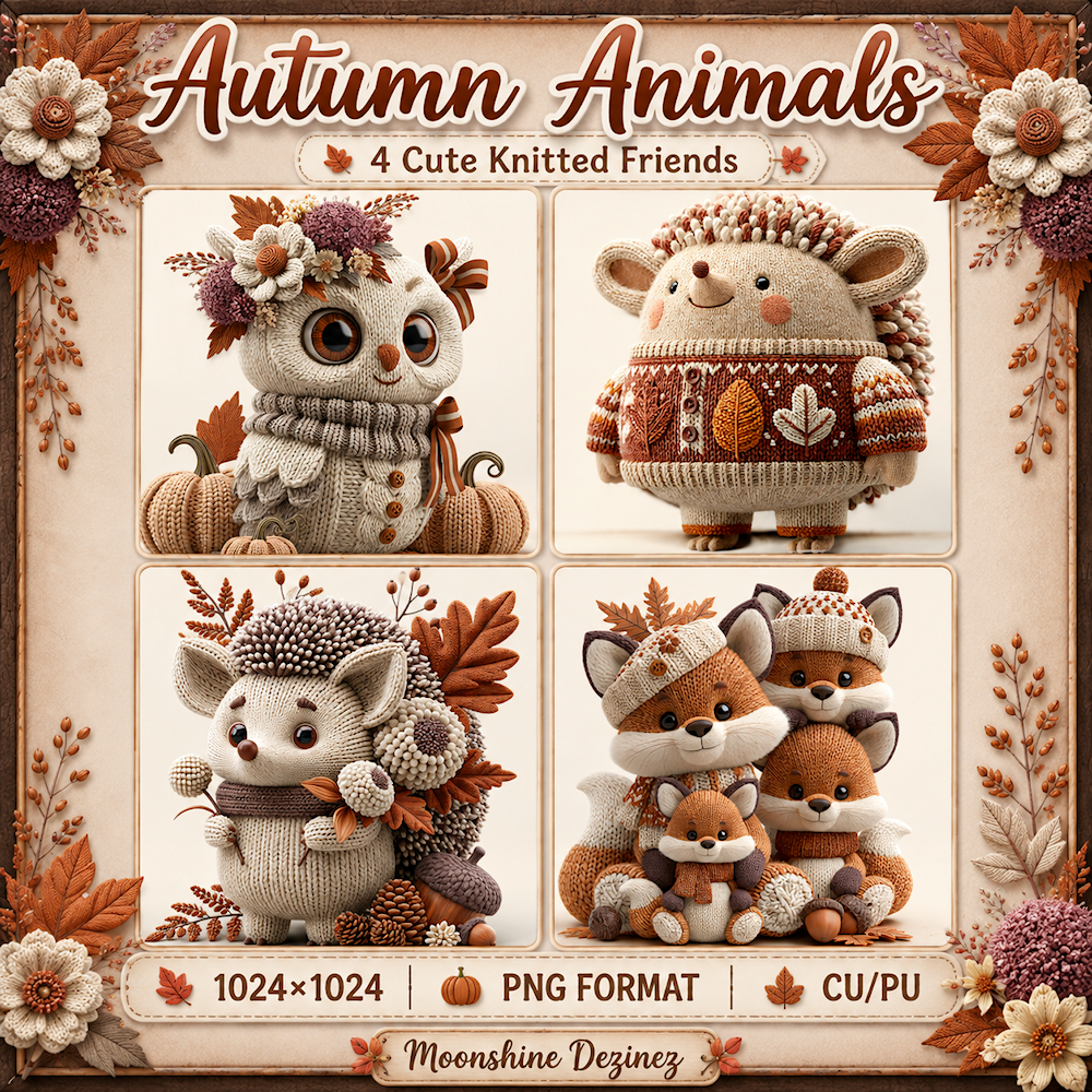 (image for) MD-Ai CU Autumn Animals Pack 02